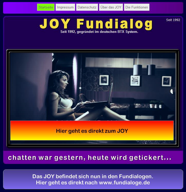 Bild: JOYTREFF, das ehemailige JOY aus dem BTX